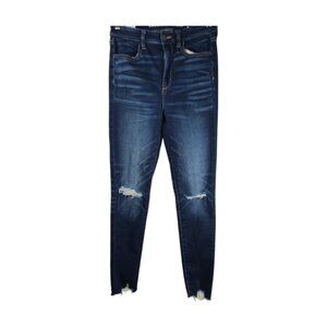 American Eagle Outfitters Women's Blue Super High-Rise Jegging Jeans Size 4